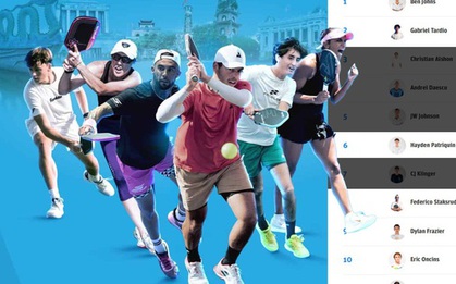 Điểm danh 6 tay vợt trong top 10 thế giới sẽ tới Việt Nam tham dự PPA Asia 1000 vào tháng 4 này!