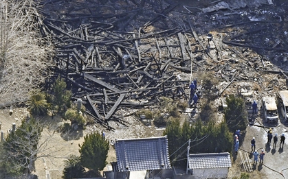 Cháy lớn tại đền thờ ở Nhật Bản, 5 người thiệt mạng