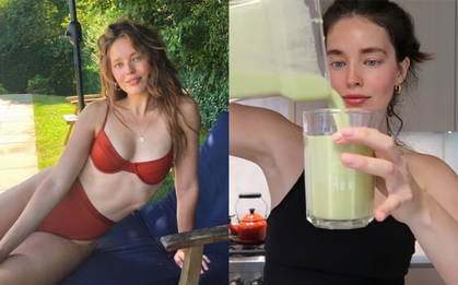 Thiên thần Victoria's Secret giảm 18kg sau sinh mà vẫn ăn đủ 3 bữa 1 ngày