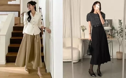 Xu hướng chân váy công sở 2026 là 4 kiểu đơn giản nhưng mặc lên cực sang