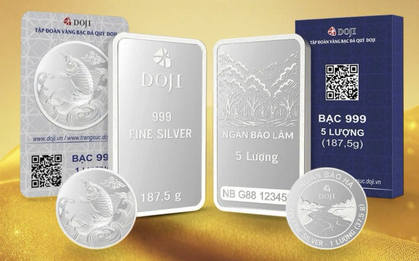 Giá bạc tăng nóng trước ngày Thần Tài, một tập đoàn vàng bất ngờ lấn sân bán bạc