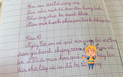 2 từ trong đoạn văn tả Tết của con khiến bà mẹ hốt hoảng: Thật thà thế này thì ai đỡ nổi?