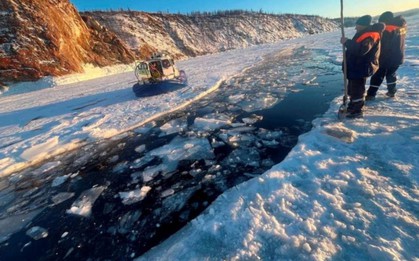 7 thi thể du khách Trung Quốc được tìm thấy dưới lòng hồ Baikal đóng băng