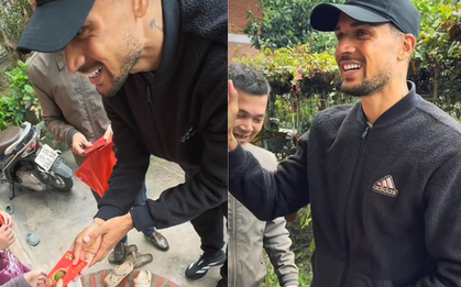 Lần đầu đón Tết Việt, Đỗ Hoàng Hên gây bất ngờ với hành động đẹp