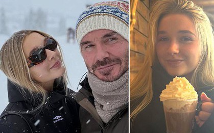 Từng gây tranh cãi vì ôm hôn con gái, nay David Beckham đưa Harper đi du lịch riêng, mặt mộc tiểu thư gây sốt
