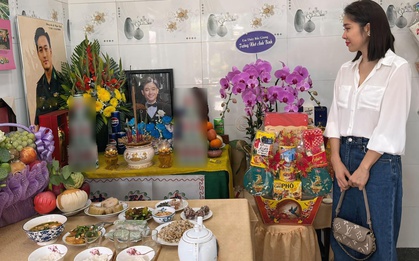 Lê Phương lặng lẽ làm 1 điều đặc biệt trong giỗ đầu của nghệ sĩ Quý Bình