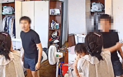 Clip chồng đánh vợ vì "tội" đi ăn tốn 1 triệu đồng khiến dân mạng giận sôi