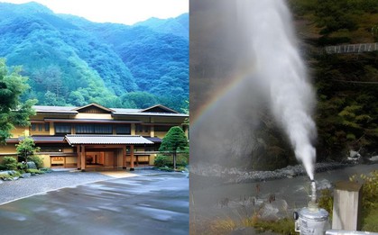 Cận cảnh khách sạn mở 1.321 năm 52 đời chủ phá vỡ kỷ lục Guinness, mỗi phút xả 1.600 lít nước ngay giữa rừng hiu quạnh