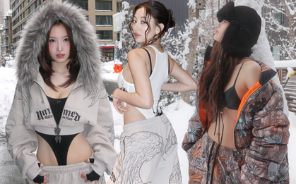 Khoe nội y giữa trời tuyết: Đã có người dư sức “chặt chém” được Lisa