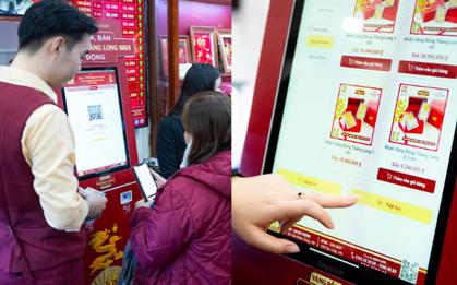 CLIP Chi tiết cách sử dụng chiếc máy cứ chạm vào là vàng ra đang hot ở Hà Nội