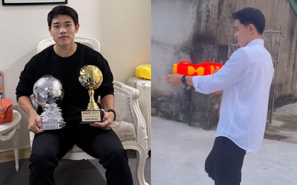 Không nhận ra Đình Bắc khi về quê, diện sơ mi trắng như soái ca nhưng làm một điều lạ lắm