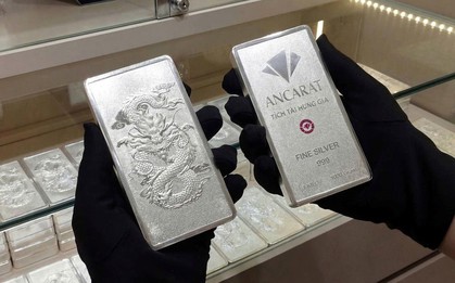 Giá bạc quay đầu giảm sau ngày Thần tài