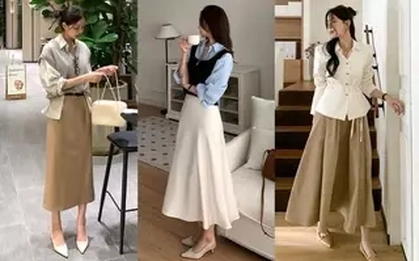 Hai mẫu chân váy công sở đang dẫn đầu về độ hot: Tôn dáng cực đỉnh, mặc lên chuẩn thanh lịch