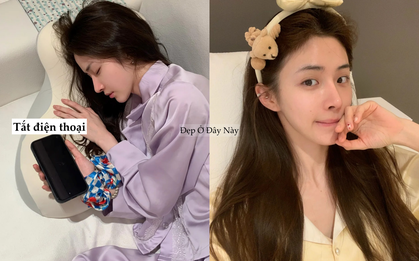 Tắt điện thoại sớm và làm 4 điều này trước khi đi ngủ, làn da của cô nàng này "lên hương" rõ rệt