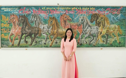 Bức tranh linh vật ngựa cho năm Bính Ngọ hot nhất MXH lúc này