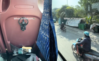 Khách Tây sững sờ khi thấy 1 thứ gắn trên ghế xe khách ở Việt Nam: "Thật là kỳ lạ"!