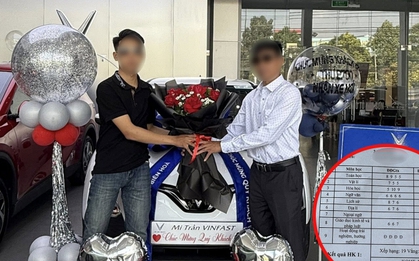 Xôn xao bài đăng con chỉ đạt học lực khá, bố vẫn thưởng nóng ô tô: Chính chủ lên tiếng