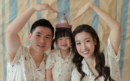 Đỗ Mỹ Linh tung bộ ảnh cực xinh yêu mừng sinh nhật chồng Chủ tịch, không hoành tráng nhưng ngọt ngào chuẩn dâu hào môn