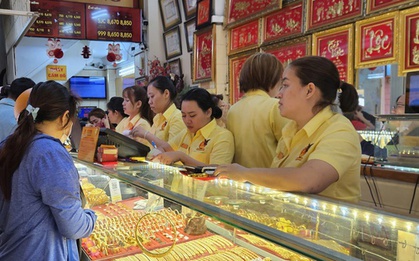 Sáng 5-2, giá vàng miếng SJC, vàng nhẫn "quay xe" giảm