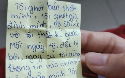 Nhận tờ giấy trong hoạt động Tết, cô giáo khóc nghẹn: Em đã trải qua những gì thế này?