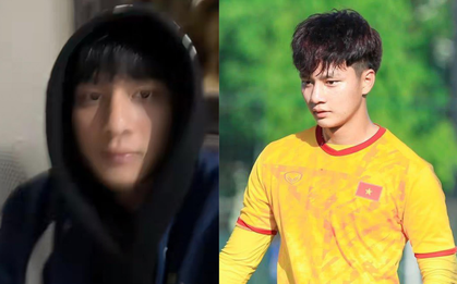 Ảnh chất lượng thấp bóc trần nhan sắc của thủ môn Cao Văn Bình vừa gây sốt ở U23 Việt Nam