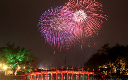 Các điểm bắn pháo hoa, hoạt động văn hóa, du lịch dịp Tết Nguyên đán Bính Ngọ 2026 tại Hà Nội