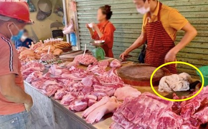 Tại sao người bán thường dùng giẻ lau thịt lợn? Biết được bí mật này tôi đã không bao giờ mua thịt lợn một cách mù quáng nữa!