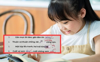 Học sinh điền "1 túp lều tranh, 2 trái tim..." khiến dân tình cười xỉu: Người có trí tưởng tượng phong phú cũng khó nghĩ ra!