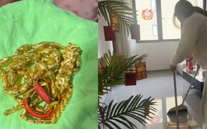 Dọn nhà đón Tết, cô gái vứt nhầm 100g trang sức vàng, trị giá gần 400 triệu đồng vào thùng rác