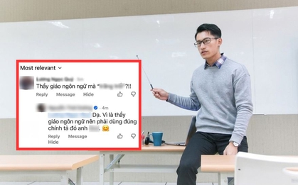Một thầy giáo ngôn ngữ nổi tiếng ở TP.HCM bỗng bị cộng đồng mạng "bóc phốt" dùng từ sai, kết quả cuộc tranh cãi quá bất ngờ!