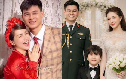 Xôn xao ảnh đám hỏi của Hòa Minzy và Đại úy Thăng Văn Cương