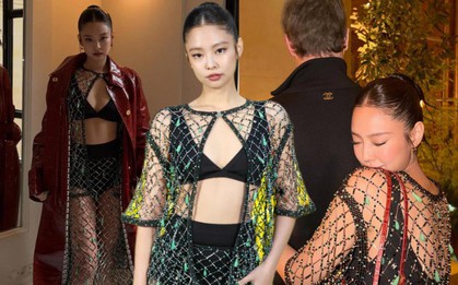 Jennie ở show Chanel: Hở bạo đến từng milimet, tự tung ảnh ôm ấp trai lạ khiến cõi mạng dậy sóng