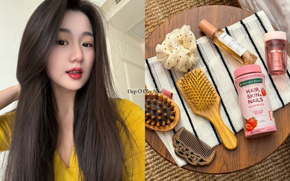 5 bước đơn giản giúp tóc mượt, bóng khỏe và giảm rụng thấy rõ