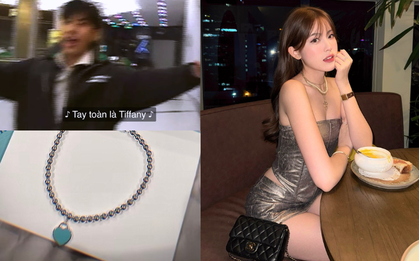 "Túi Chanel trên người, tay toàn là Tiffany": HIEUTHUHAI khoe thế này vẫn còn nhẹ với tủ đồ hiệu của bạn gái hot girl