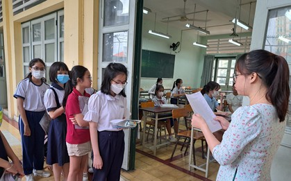 Sở GD-ĐT TPHCM thông tin về các trường thực hiện tuyển sinh lớp 6 bằng bài khảo sát