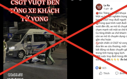 Sự thật thông tin 2 chiến sĩ CSGT thương vong do truy đuổi người vi phạm giao thông