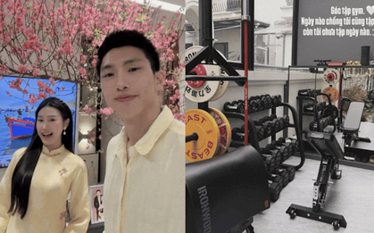 Đoàn Văn Hậu - Doãn Hải My dựng phòng gym riêng cực tiện nghi trong biệt thự mấy chục tỷ, từ đây khác biệt giữa hai vợ chồng mới lộ rõ