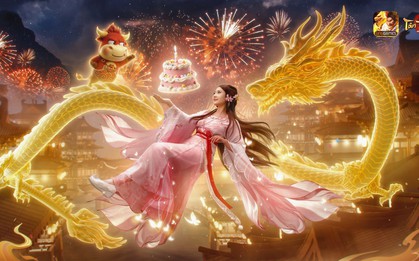 Vương Ngữ Yên bước ra ngoài đời thực qua bộ ảnh mừng sinh nhật 7 tuổi Tân Thiên Long Mobile