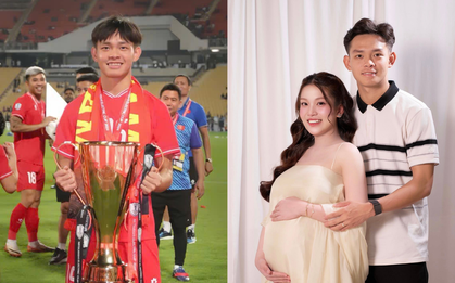 Tiền đạo U23 Việt Nam báo "tin vui" sau 2 năm kết hôn: Sắp đón "ngựa con" đầu lòng!