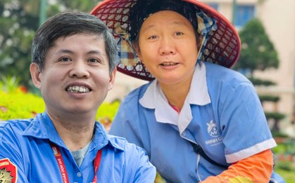 Chân dung chú bảo vệ và cô lao công hot nhất Hà Nội: Người có bằng Cử nhân nghệ thuật, người "bắn tằng tằng" nhiều ngoại ngữ!