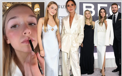 Vợ chồng Beckham không chờ được nữa, nóng lòng đẩy tiểu thư út Harper đi kiếm tiền