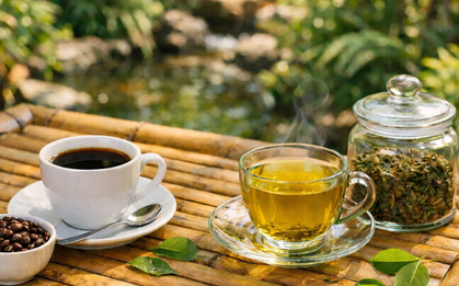 Đẩy lùi gan nhiễm mỡ nhờ uống cà phê, trà mỗi ngày