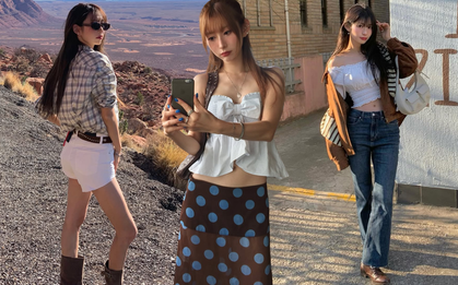 Mỹ nữ cao đúng 1 mét rưỡi mặc đẹp quên sầu: Chân không dài nhưng hack dáng siêu, ai cũng tưởng 1m65 là ít