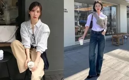 Áo sơ mi kết hợp hoàn hảo với 4 mẫu quần dài