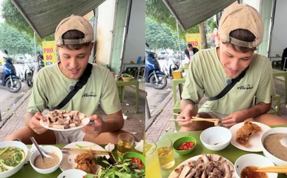 Anh Tây ăn sáng với lòng lợn và rượu táo mèo, khen 'điên rồ mà ngon nhức nách'