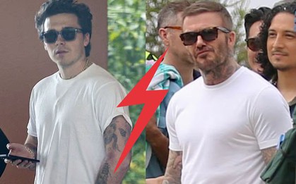Định mệnh trêu ngươi: Bố con David Beckham - Brooklyn ở cùng khách sạn, cách nhau vài bước chân nhưng không hề hay biết