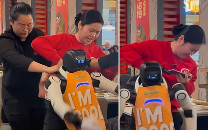 Robot tại nhà hàng lẩu Haidilao bất ngờ đập phá bát đĩa, phải chăng là stress quá?
