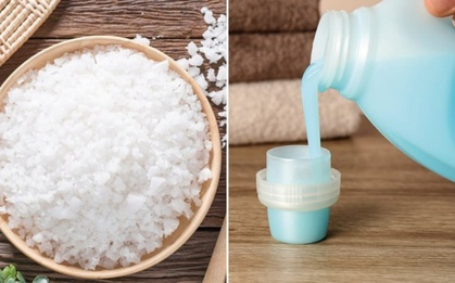 Trộn nước xả vải với muối có tác dụng gì?