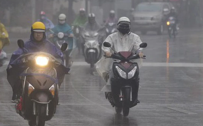 Không khí lạnh dồn dập tràn xuống, miền Bắc hạ nhiệt đột ngột kèm mưa diện rộng