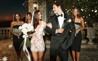 Khi Kim Kardashian làm "bà mai": BST cưới của SKIMS lo từ lễ đường đến tận phòng ngủ